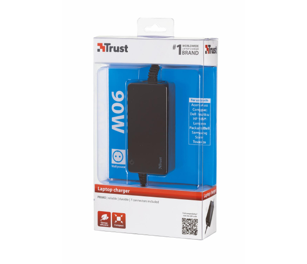 TRUST 90W Primo Laptop Charger - black - 1450383 - zdjęcie 2
